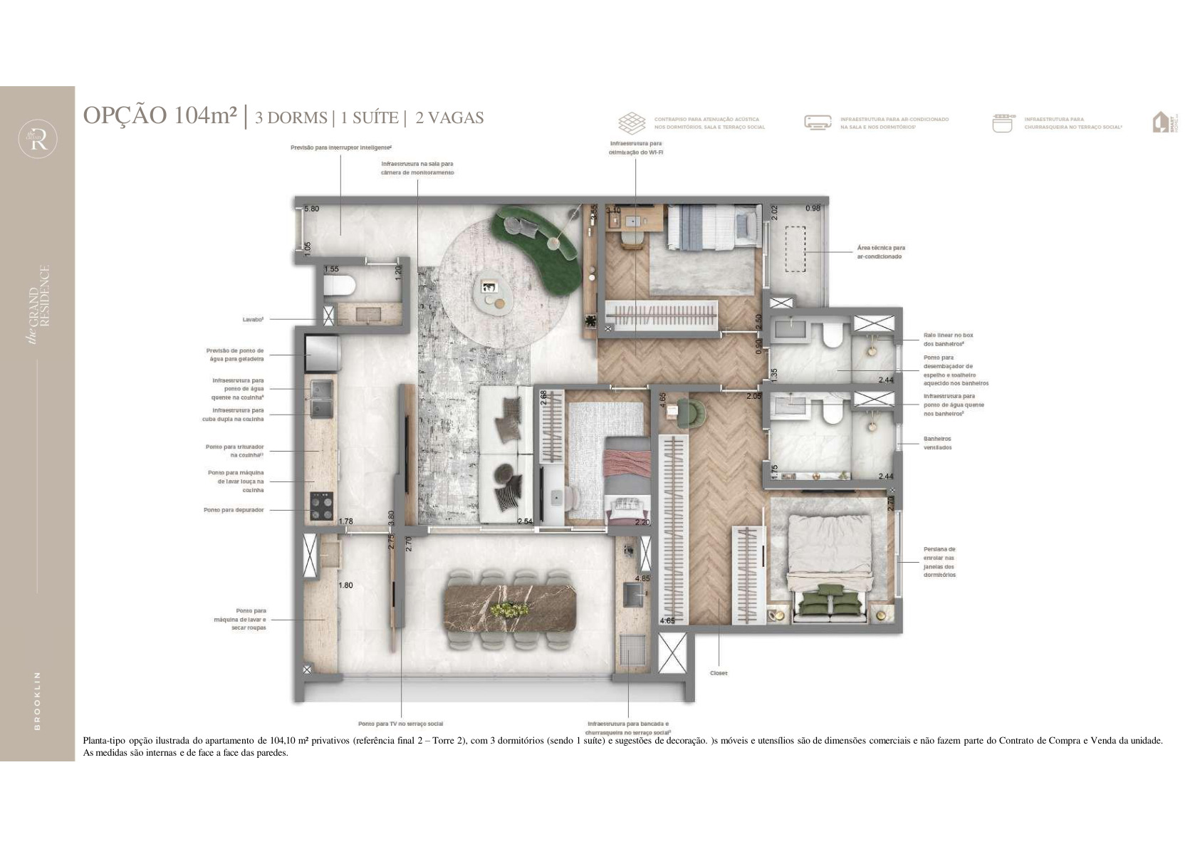 OpÃ§Ã£o 104mÂ²