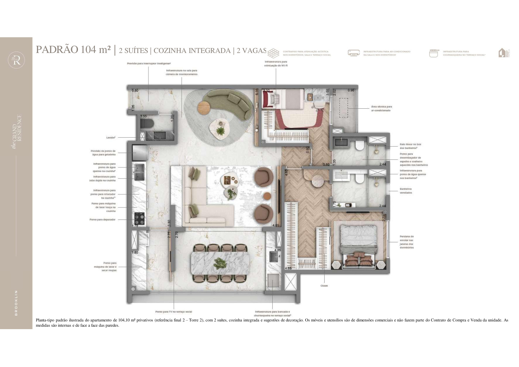 PadrÃ£o 104mÂ²